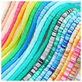 SOJI 6mm Mixed Loose Clay Spacer Beads Vinyl Chip Disc Polymer Clay Beads for Bracelet Necklace Crafts Making