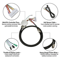 Arnés de Cableado para Robot con Servomotor Resistente a Choques Térmicos con Cable de Programación PLC ASD A2 para Línea de Producción Automatizada