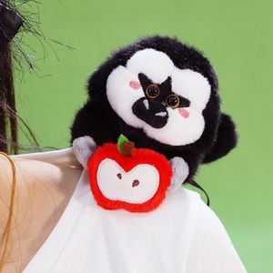 Simpatici Peluche a Forma di Animale da Appendere alla Spalla, Scimmietta e Panda, Decorazione per Abbigliamento - Product Image 4