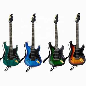 Guitarra eléctrica de 39 pulgadas de alta calidad HUASHENG, kit de instrumentos musicales para principiantes de tamaño completo con amplificador de 25 vatios - Product Image 2