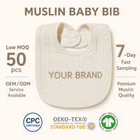 Bavoirs pour bébé en coton doux 100 %, super absorbants, en mousseline, pour manger, baver et faire ses dents