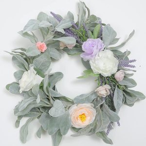 10 pz Top Seller <span class=keywords><strong>di</strong></span> foglie <span class=keywords><strong>di</strong></span> <span class=keywords><strong>agnello</strong></span> artificiali Bouquet <span class=keywords><strong>di</strong></span> seta floccato pianta <span class=keywords><strong>di</strong></span> coniglio <span class=keywords><strong>orecchio</strong></span> foglia Bundle per decorazione matrimonio - Product Image 6