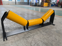 Rouleau porte-chargeur JUXIN pour bande transporteuse, en acier, avec roulement à billes à gorge profonde, pour applications minières, ciment, construction, usage intensif