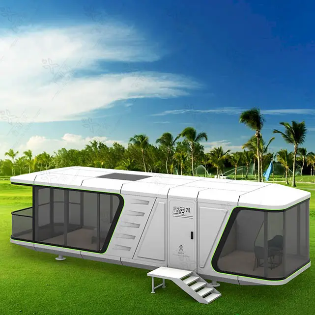 Luxury Hotel Residence with bathroom and bedroom capsule house mobile container modular house pod