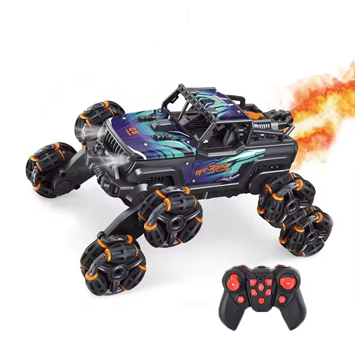 2980-Blue-Eight Wheel Single Control