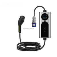 Chargeur EV fiable 7kW 32A 230V, chargeur de voiture électrique Type 2 EVSE, chargeur domestique portable de niveau 2, Wifi/application mobile en option