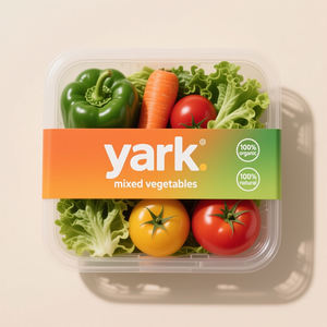 Factory Supply Preservation Protection Sleeve <b>Box</b> 350gsm Storage Sleeve Cardboard Packaging for Fast Food Vegetable Fruit - Product Image 2