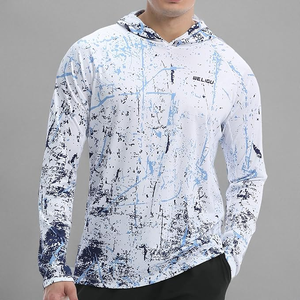 Camicia da <span class=keywords><strong>Pesca</strong></span> OEM ad Alta Elasticità, Impermeabile e Antivento con Cappuccio, Protezione Solare UPF 50+, Morbida e Setosa, Abbigliamento Outdoor - Product Image 2