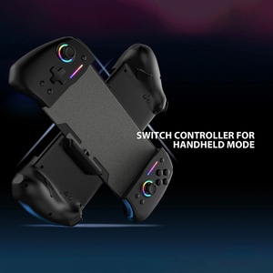 בקר משחק אלחוטי L YS45 עם תאורת RGB צבעונית, חיישן תנועה ג'ירו 6 צירים, מתאים לקונסולת המשחקים NS, ידית אחיזה נוחה, חיבור Type-C - Product Image 4