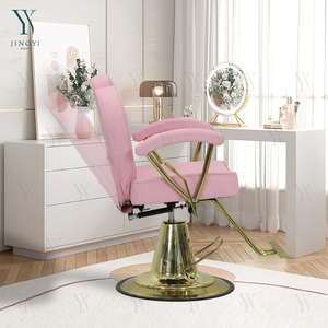<strong>Pink</strong> <strong>Salon</strong> Chair for Hair Stylist Hydraulic Barber Chair Classic Styling <strong>Beauty</strong> Spa Equipment Hair <strong>Salon</strong> Chairs for Sale - Product Image 1