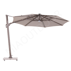 Parapluie d'extérieur, 4 pièces, en aluminium, suspendu, jardin, porte-à-faux - Product Image 3