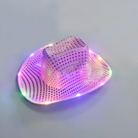 UL4200A nuovo paillettes led popolare Cowboy molti cappello di colore per Back to School performer adulti