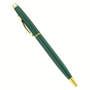 Stylo publicitaire promotionnel en métal minimaliste de 1,0 mm avec logo personnalisé, idéal pour les hôtels et les cadeaux d'entreprise (vente en gros) - Product Image 1
