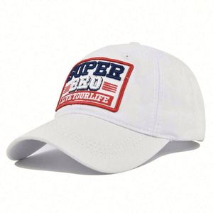 Casquette de style newsboy en coton délavé avec broderie personnalisée pour homme, en tissu mesh élégant - Product Image 4