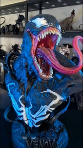 Buste de <span class=keywords><strong>Venom</strong></span> grandeur nature <span class=keywords><strong>1</strong></span>:<span class=keywords><strong>1</strong></span>, statue en résine, sculpture demi-corps de super-héros <span class=keywords><strong>Marvel</strong></span>, réplique de film, objet de collection, décoration d'intérieur, cadeau - Product Image 4