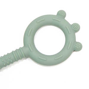 Oem Anneau de dentition écologique en silicone avec ourson Hochets en silicone pour bébé Jouets de 6 à 12 mois Hochets pour bébé Jouet souple unisexe - Product Image 6