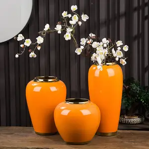 Большие австралийские вазы для продажи, восточные керамические вазы золотого цвета, вазы из терракотона, оптовая продажа, домашний декор