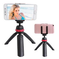 Tripod meja kamera Mini portabel, Tripod stik Selfie untuk ponsel, 360