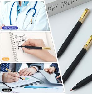 Stylo en métal gravé avec logo personnalisé, cadeau d'affaires de luxe, stylos à bille haut de gamme, papeterie de bureau premium, promotion de marque d'entreprise - Product Image 5
