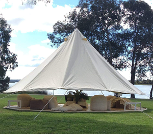 เต็นท์ตั้งแคมป์กลางแจ้งแบบมองโกเลียเต็นท์สำหรับบ้าน5 + คนกันน้ำแบบพกพาหรูหรา - Product Image 3