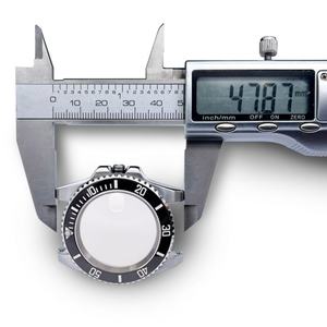 Accessoires de montre de haute qualité OEM ODM en acier inoxydable 316L massif 40MM-42MM pour hommes, boîtier en céramique avec verre saphir mécanique - Product Image 5