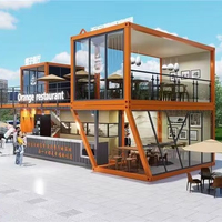 Maison conteneur en acier de luxe préfabriquée, extensible et respirante, installation rapide, maison capsule spatiale préfabriquée, chambre, espace commercial