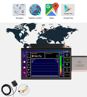 Caméra de tableau de bord de voiture 4G Android avec écran LCD 3 pouces, système WDR 1080P, navigation GPS, enregistreur WiFi, surveillance à distance, DVR