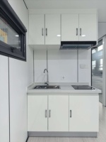 Cabine de bureau professionnelle préfabriquée mobile de type Apple, fournie directement par l'usine, pour usage commercial