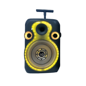 Sistema de Karaoke con Woofer de 12 Pulgadas, 2 Micrófonos, Luces LED RGB, 20W, Batería de 3600mAh, Altavoz Portátil para Fiestas con Control Remoto - Product Image 2