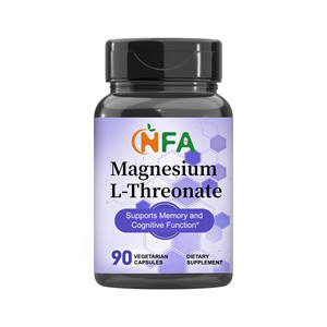 Capsules de L-thréonate de magnésium OEM ODM avec cellulose végétale de magnésium – Améliore la mémoire, la concentration cognitive et la fonction cognitive - Product Image 1