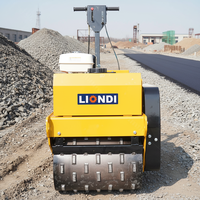 Compacteur de sol manuel à double tambour de haute qualité avec moteur diesel
