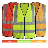 Nuove Idee di Prodotti: Gilet di Sicurezza Personalizzato Stile Americano con Zip, Basso MOQ, per Lavoratori Edili