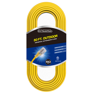 100ft 12/3 sjtw Đen ngoài trời điện mở rộng dây thắp sáng kết thúc 5-15p cho thiết bị nhà chúng tôi cắm tiêu chuẩn nữ loại kết thúc NEMA - Product Image 3