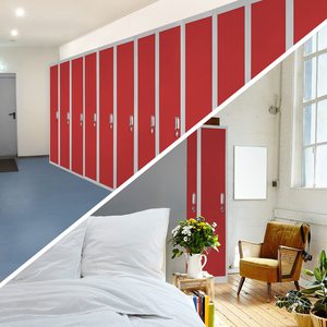Armoire de rangement en acier durable à 4 portes, casier métallique de gym de haute qualité avec clé, idéal pour le stockage à bas prix - Product Image 4