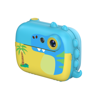 Appareil <span class=keywords><strong>photo</strong></span> instantané pour enfants avec écran LCD de 2,4 pouces, capteur CMOS, lecteur MP3, impression thermique, 3 rouleaux de papier thermique, cordon et divers filtres amusants - Product Image 5