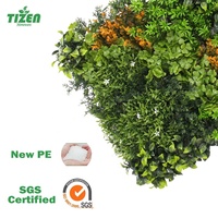 Décoration extérieure Tizen, haie artificielle, gazon vert, plante artificielle verticale suspendue, jungle, mur de gazon