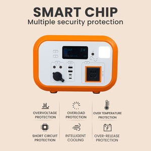 Estación de Energía Portátil de 600W para Camping y Hogar, Batería LiFePO4, Generador Solar de Onda Sinusoidal Pura, MPPT, para Auto - Product Image 4