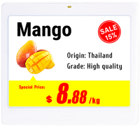 COMPAX OEM ODM - Soporte de Software Personalizado, Pantalla Digital Inalámbrica Bluetooth de 4.2 Pulgadas con Tinta Electrónica de 4 Colores, Bajo Consumo, IP65, para Interiores
