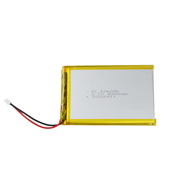 606090 High Quality 3.7V 4000mAh Lithium Polymer Battery Rechargeable Li-Polymer Pouch Cell with Custom Made PCB Connector