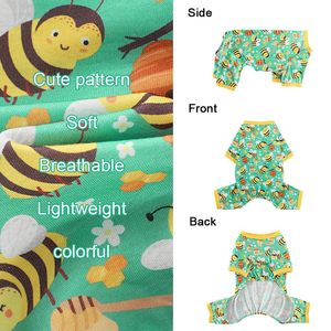 국경을 넘어 인기 있는 네발사리 올인원 강아지 고양이 옷, 가볍고 신축성 좋고 통기성 좋은 신상품, 드롭쉬핑 지원 - Product Image 3