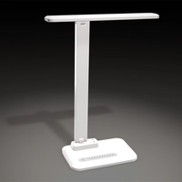 Lampe de bureau LED PC pliable à rotation multidirectionnelle, capteur tactile, charge USB/CA, 650lm, 5000K, 93Ra, idéale pour l'étude - Meilleure vente