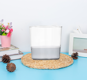 Tazza da <span class=keywords><strong>caffè</strong></span> in vetro grigio con fumo borosilicato soffiato a mano personalizzata tazza da 350ml in vetro - Product Image 4