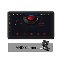 Lecteur multimédia de voiture universel à écran tactile de 7 pouces, radio, moniteur vidéo, GPS, CarPlay, Android Auto, aide au recul, 2 Din