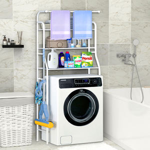 Étagère de rangement multi-niveaux en métal <span class=keywords><strong>pour</strong></span> salle de bain, rouleau de papier toilette et table de machine à laver, utilisation <span class=keywords><strong>pour</strong></span> les chaussures - Product Image 3