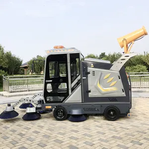 Manufacturer Industrial Floor Sweeper Machine Electric Road Street Sweeper