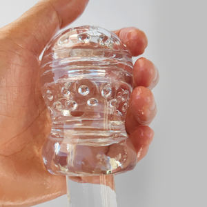 Masturbateur masculin transparent à extrémité ouverte pour adultes - Product Image 4