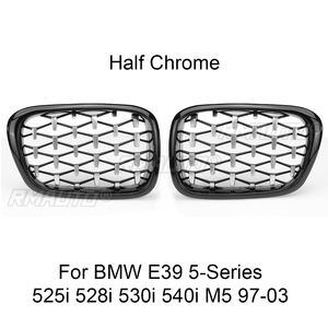 Ensemble de 4 grilles de calandre avant double lamelles style « kidney » pour BMW E90 E91 2005-2008/BMW Série 5 F10 2009-2016 E39 G30 G38 F11 E36 - Product Image 3