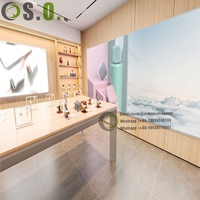 Boutique de téléphonie mobile insert mural vitrine flottant Apple store accessoires coque de téléphone présentoirs