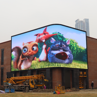 Pantalla LED para Exteriores Junchen P4 IP65, Impermeable, Fácil Instalación, Video Wall Publicitario, Animaciones y Gráficos para Tiendas Minoristas
