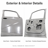 Nouvel ensemble de porte avant droite de remplacement pour BYD Dolphin 2025 Honor LHD OE 13440440-00 EM2E-6101019/77 Haute Qualité